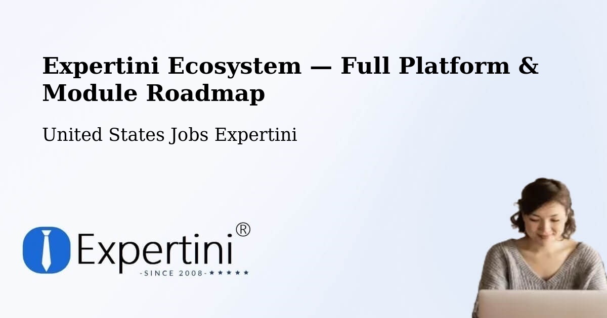 Expertini Ecosystem — Full Platform & Module Roadmap – Ansonia